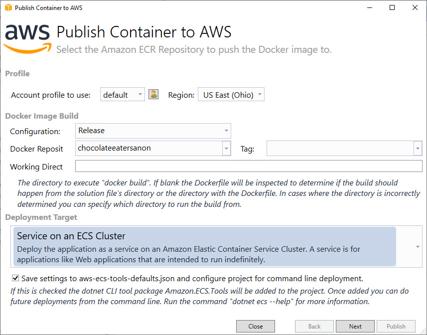 Deploying .NET apps to containers on AWS | Pluralsight